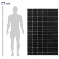 Impianto solare da balcone - 350 W - Monocristallino - Kit completo con spina