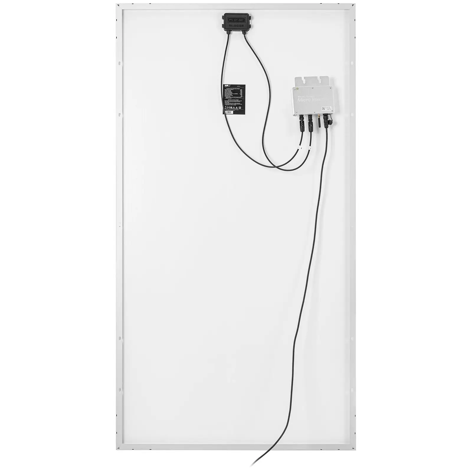 Fotovoltaika na balkon - 300 W - monokrystalický panel - kompletní sada připravená k zapojení (Bluetooth: Ano)