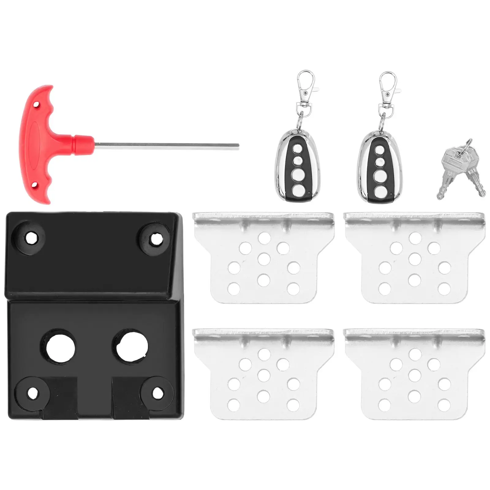 Moteur pour portail coulissant - pour 2 portails jusqu'à 300 kg chacun / 2,5 m de long (Longueur maximale de la porte [m]: 2.5)