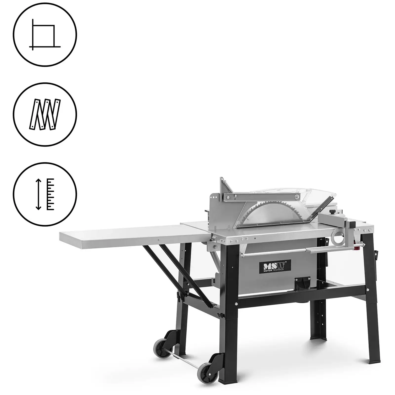 Piła stołowa - 4200 W - 2800 obr./min - rozkładany blat roboczy