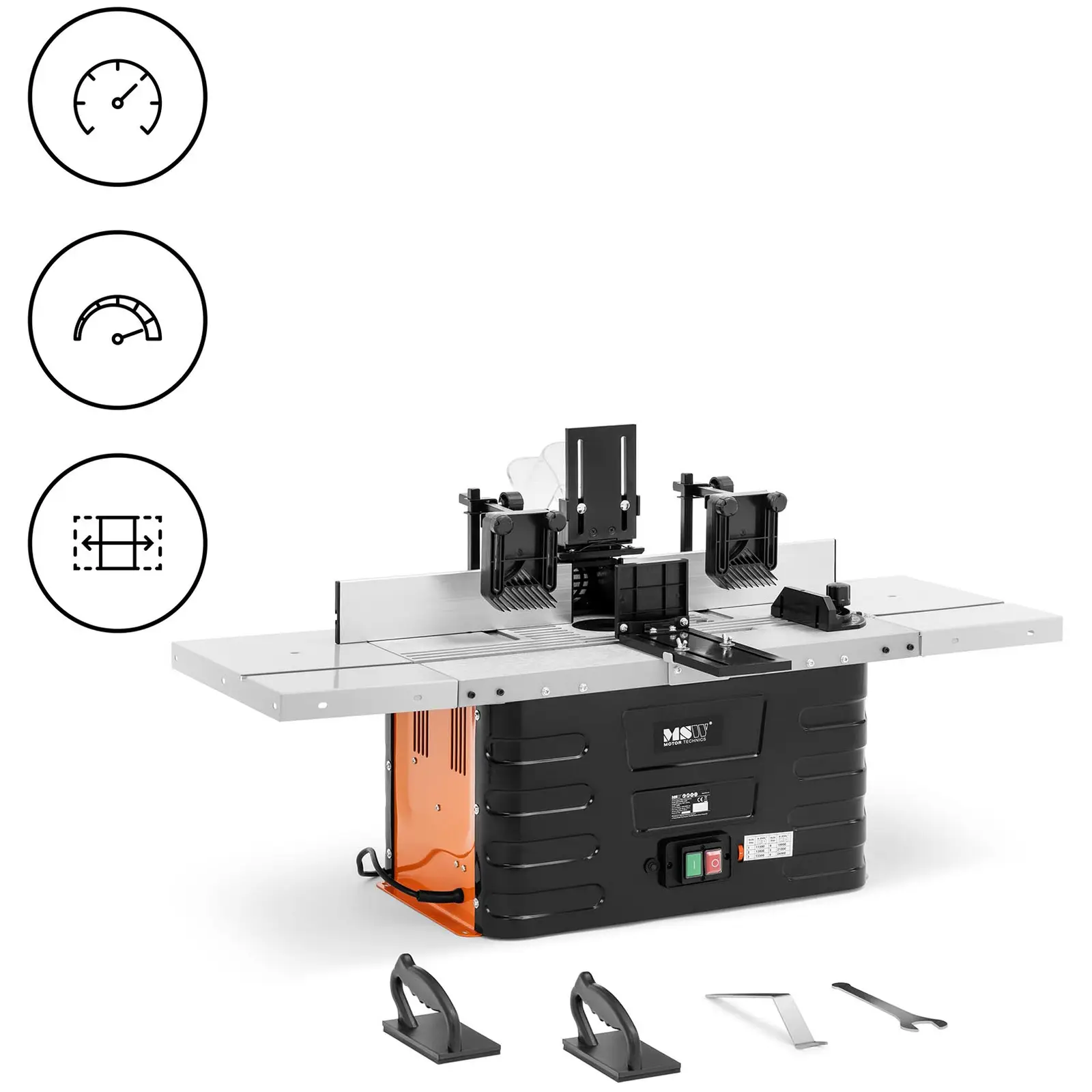 Stolnáa fréza - 1500 W - až 24 000 ot/min