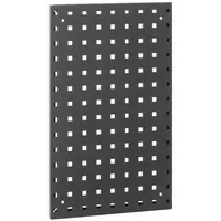 Verktøyskap - modulært - 132 x 42,7 x 2,5 cm topp - perforert vegg - 2 rullebeholdere - låsbar