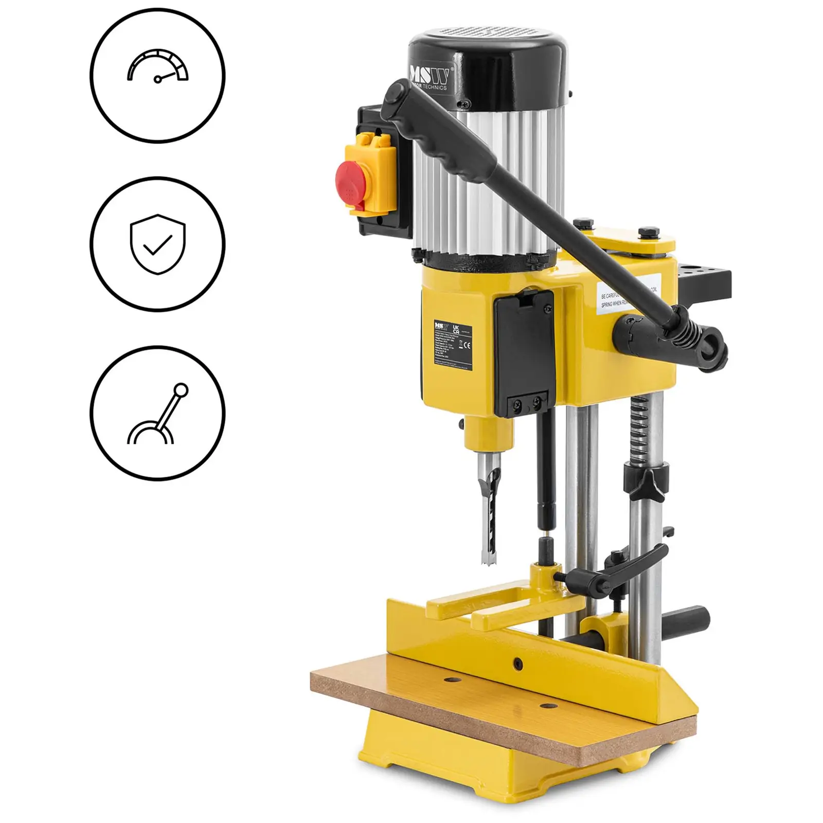 Mortezor - 370 W - până la 76 mm adâncime de mortezare