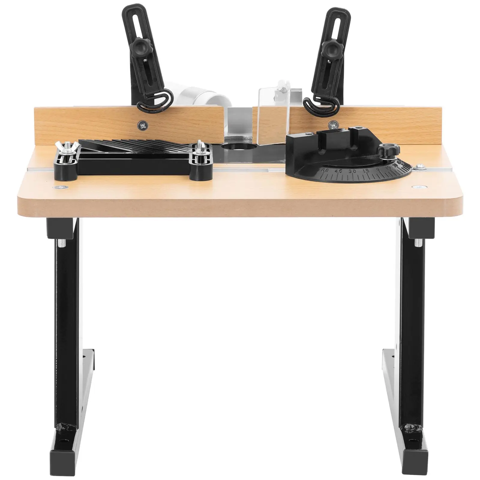 Frezavimo stalas - 430 x 400 mm - su. Kreipiančioji sistema, slėgio įtaisas ir įsiurbimo jungtis
