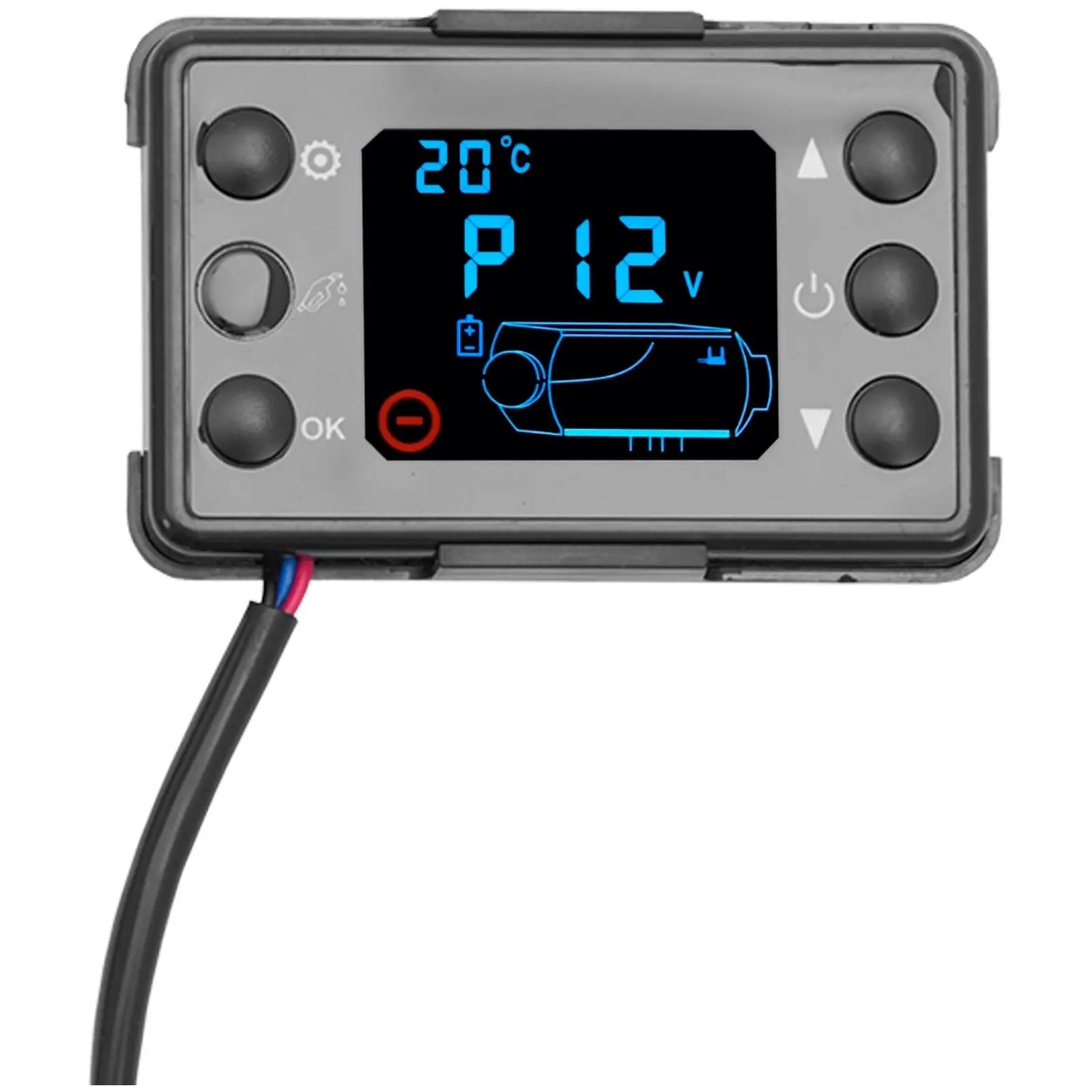 Riscaldatore d'aria diesel - 12 V - 5 kW - Serbatoio 10 l