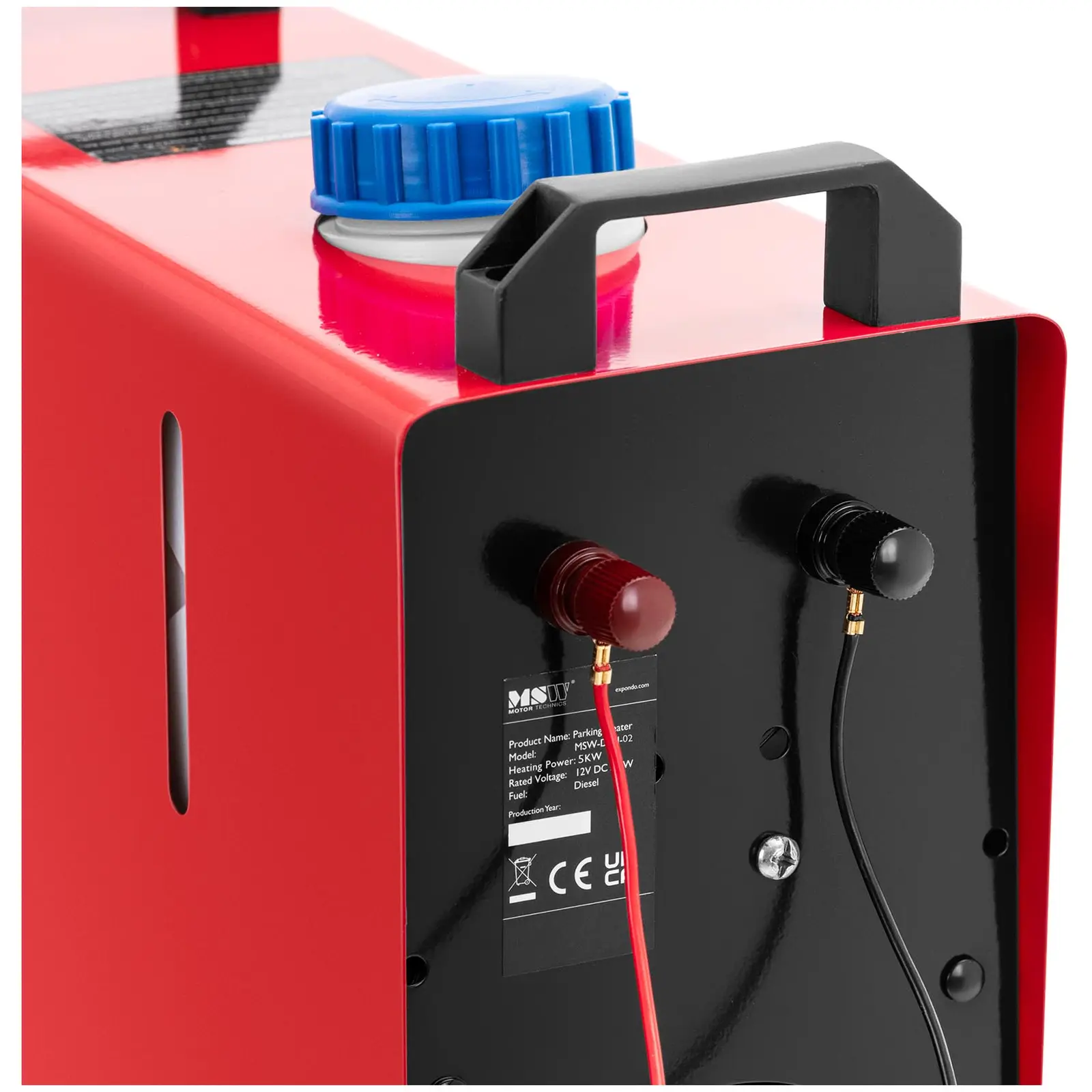 Nezávislé naftové topení - 12 V - 5 kW - nádrž 5,5 l (Maximální výkon: 5 kW)