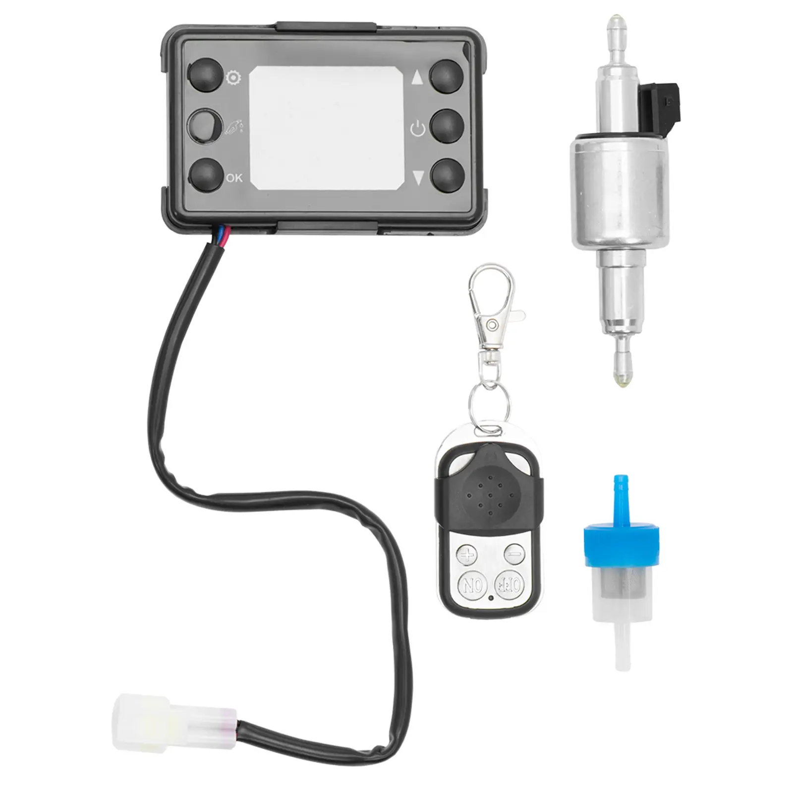 Încălzitor auxiliar diesel - 12 V - 8 kW - rezervor 10 l (Protecție de supraîncălzire: Da)