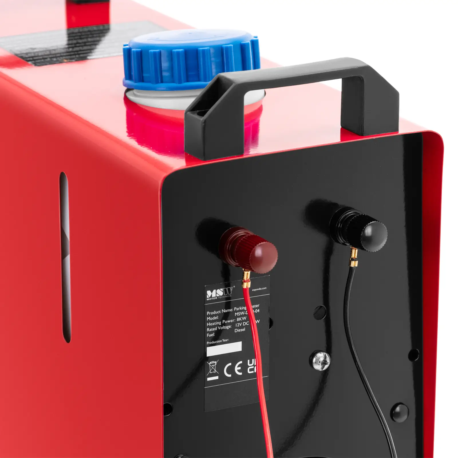 Încălzitor auxiliar diesel - 12 V - 8 kW - rezervor 5,5 l (Temperatura de ieșire: 110 °C)