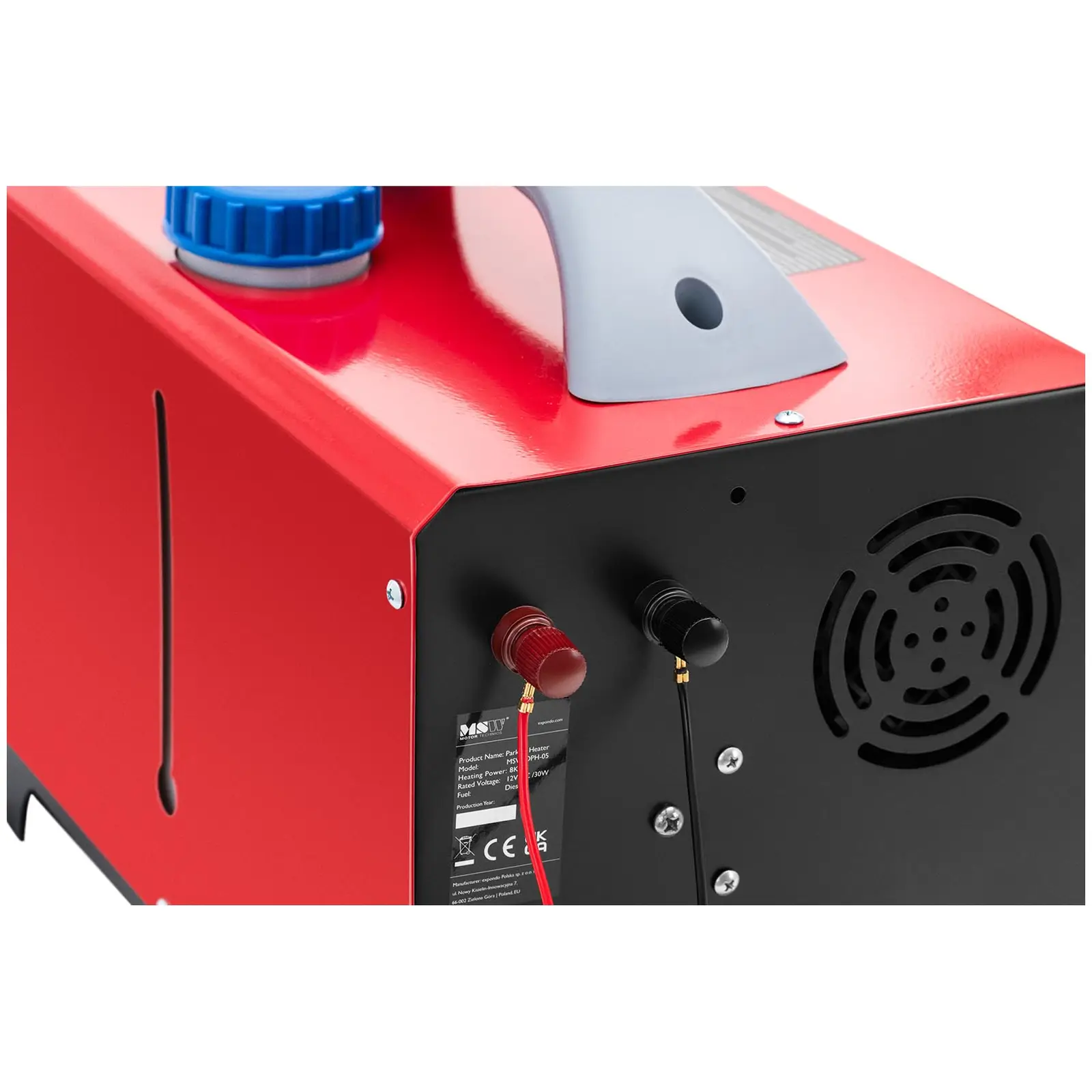 Nezávislé naftové topení - 12 V - 8 kW - nádrž 4,5 l (Maximální výkon: 8 kW)
