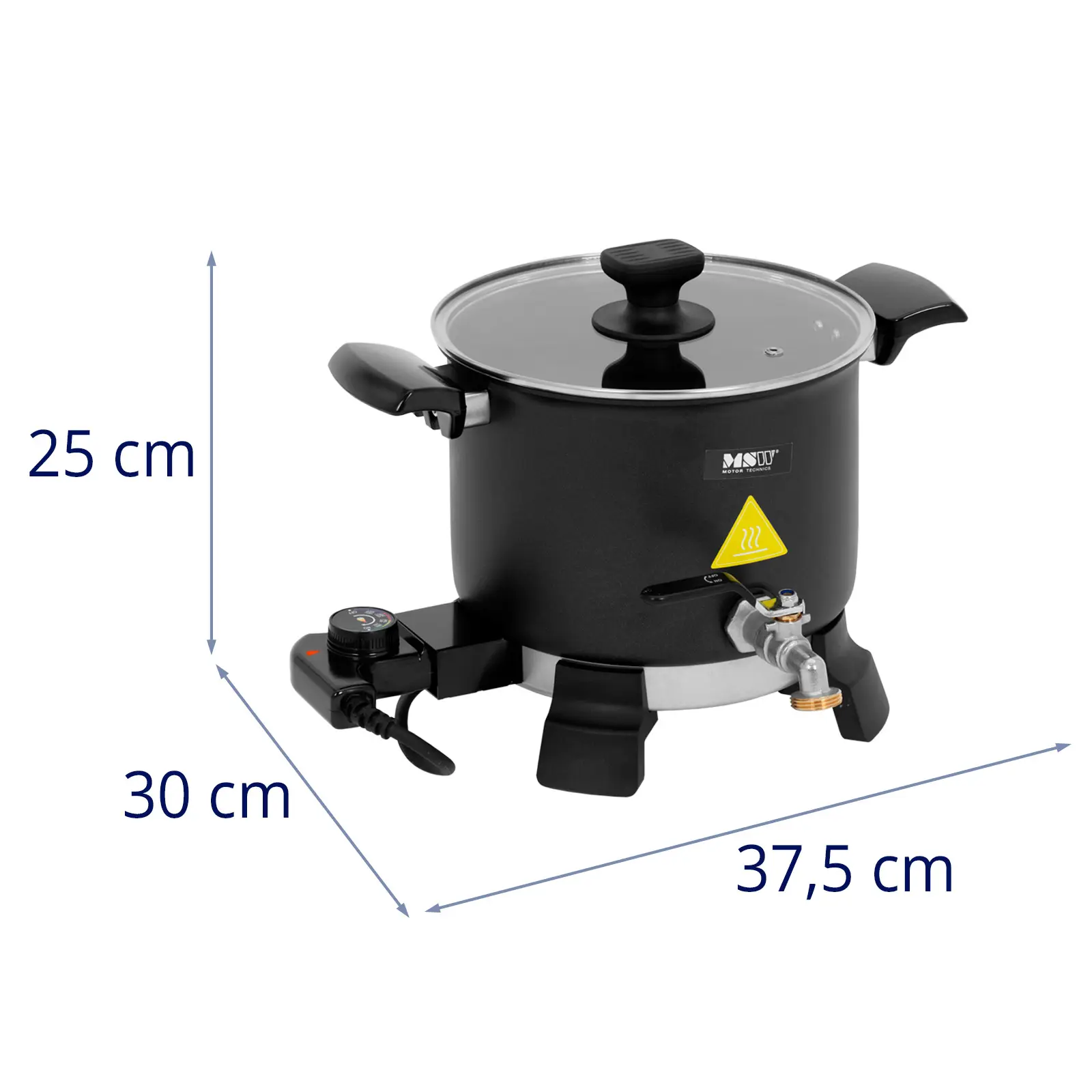 Derretedor de cera - elétrico - 5 l - 1200 W