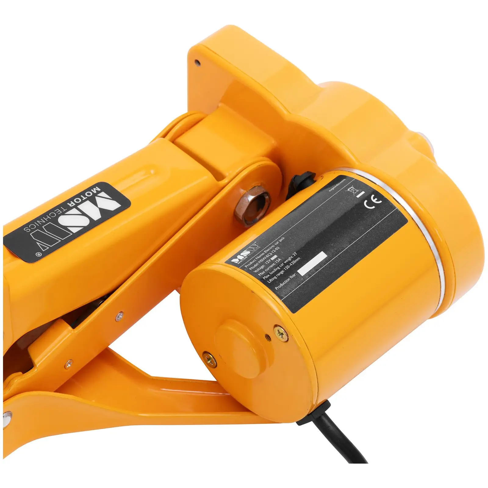 Cric elettrico -  12 V - 3 t - Kit per cambio ruota - Cric a forbice (Carico max.: 3000 kg)