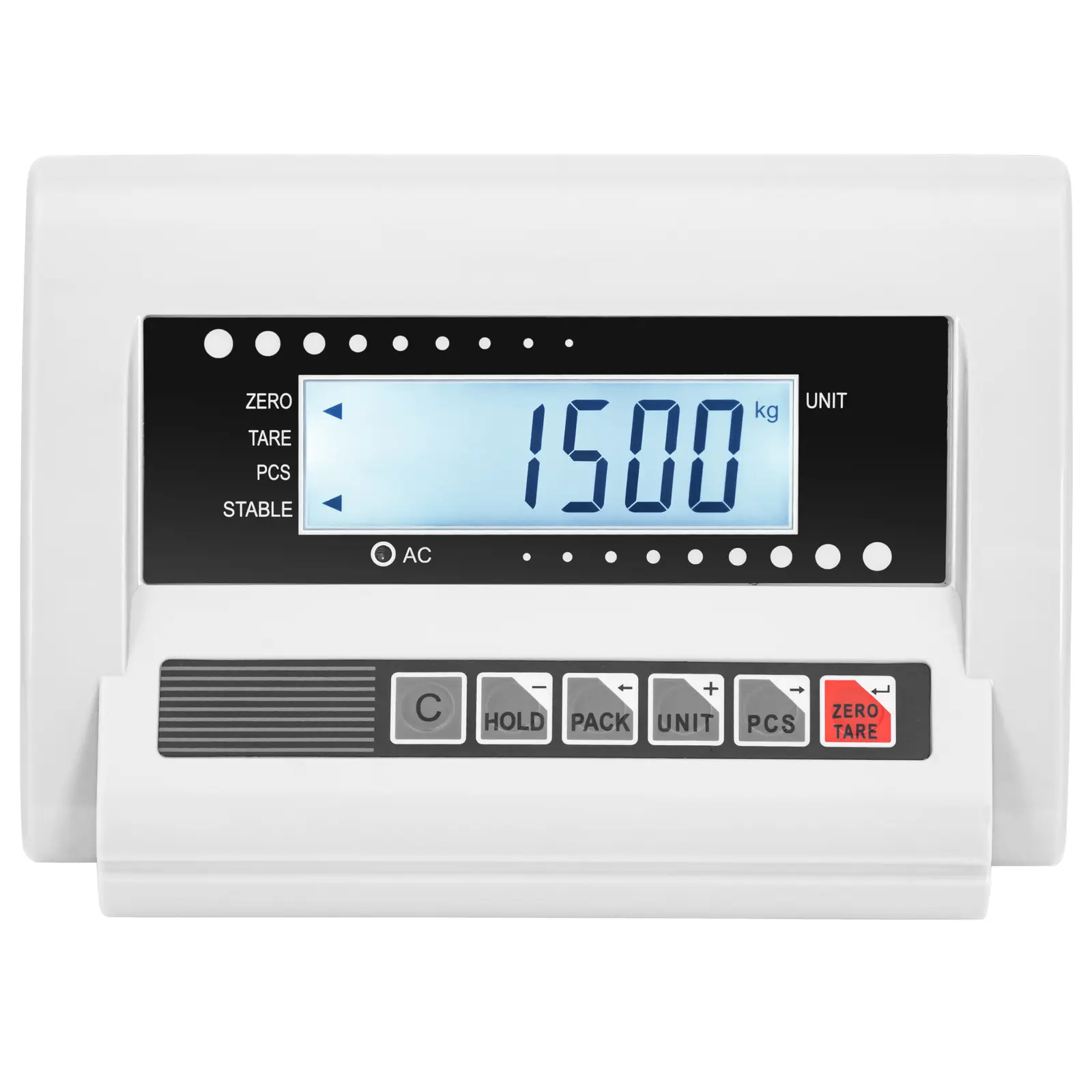 Váha na zvířata - 1,5 t / 2 kg - LCD / LED (Podržet: Ano)