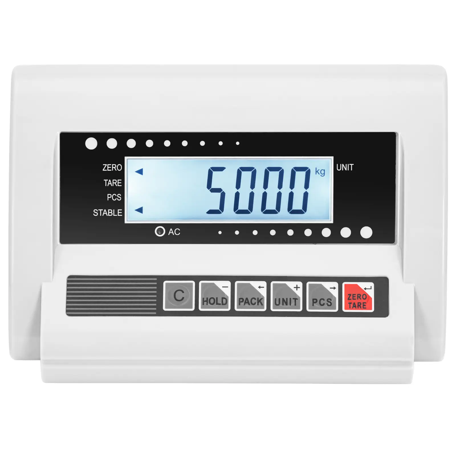 Váha na zvířata - 5 t / 2 kg - LCD / LED (Podržet: Ano)