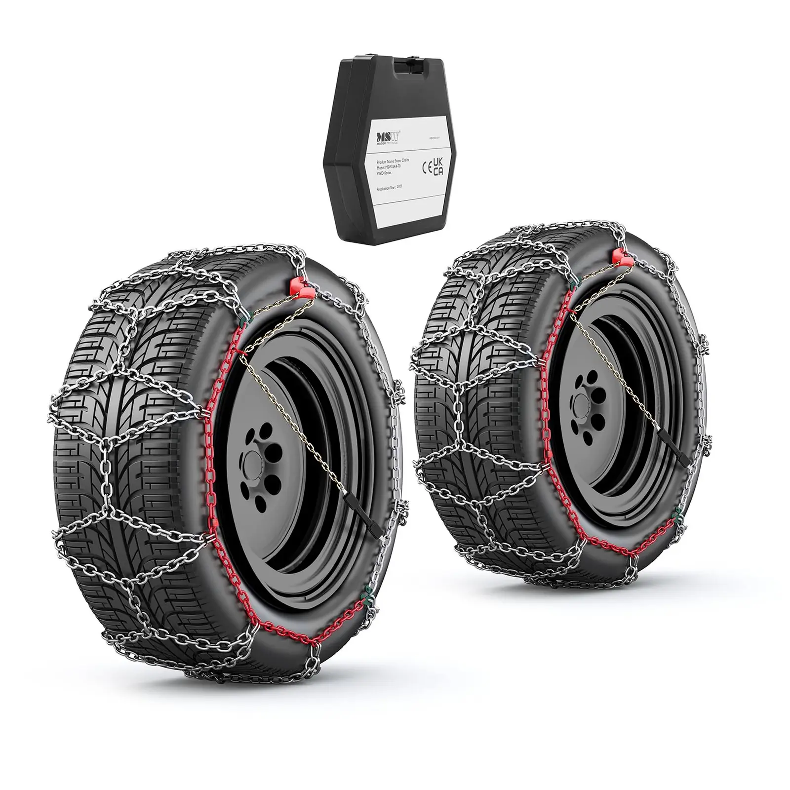 Lumiketjut - 4WD (4x4) - 16 mm - EN 16662-1 - renkaan koot: 9×15 / 245/65 r17 / 255/50 r19 jne.