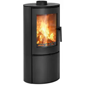 Wood Stove - max power 7.2 KW - high efficiency - adjustable ventilation - premium steel and cast iron