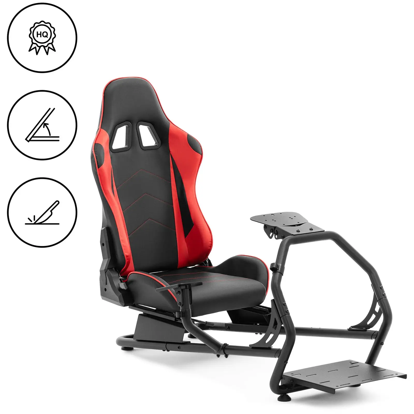 Silla de carreras gamer - estructura de acero - ajustable