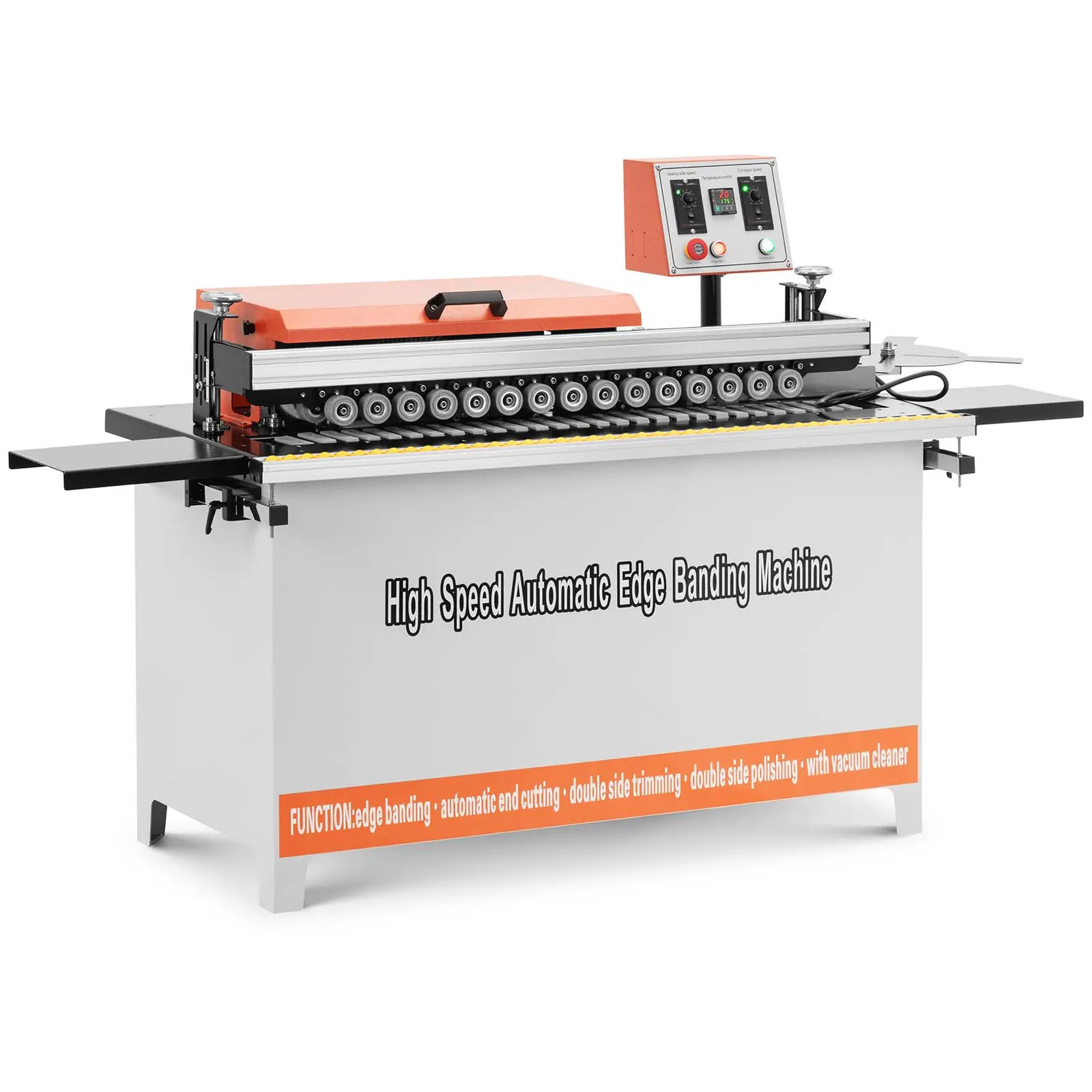 Kraštų šlifavimo staklės - 4000 W - 0 - 10 m/min padavimo greitis - 120 - 180 °C