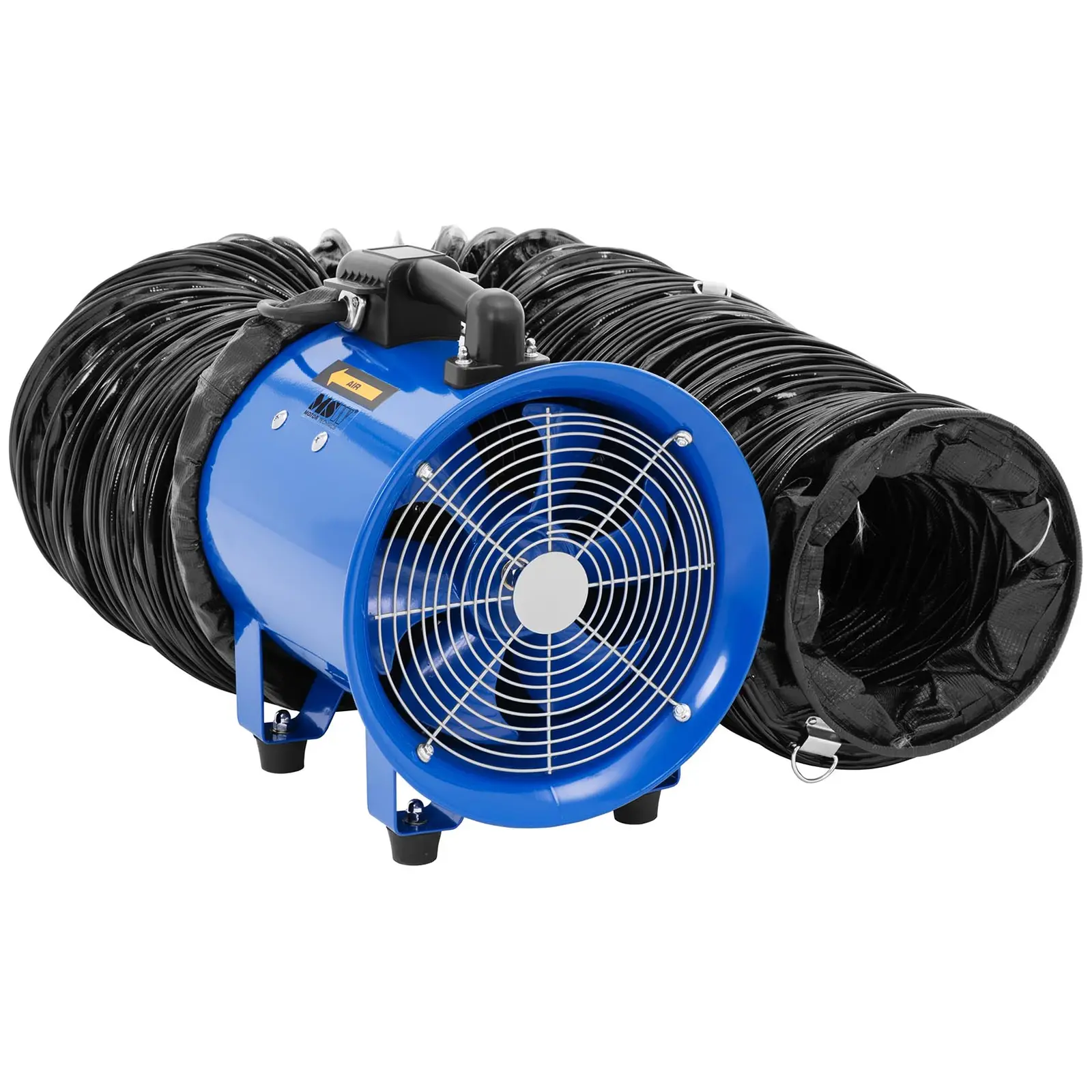 Industrijski ventilator - 2700 m³/h - Ø 280 mm - 10 m cevi