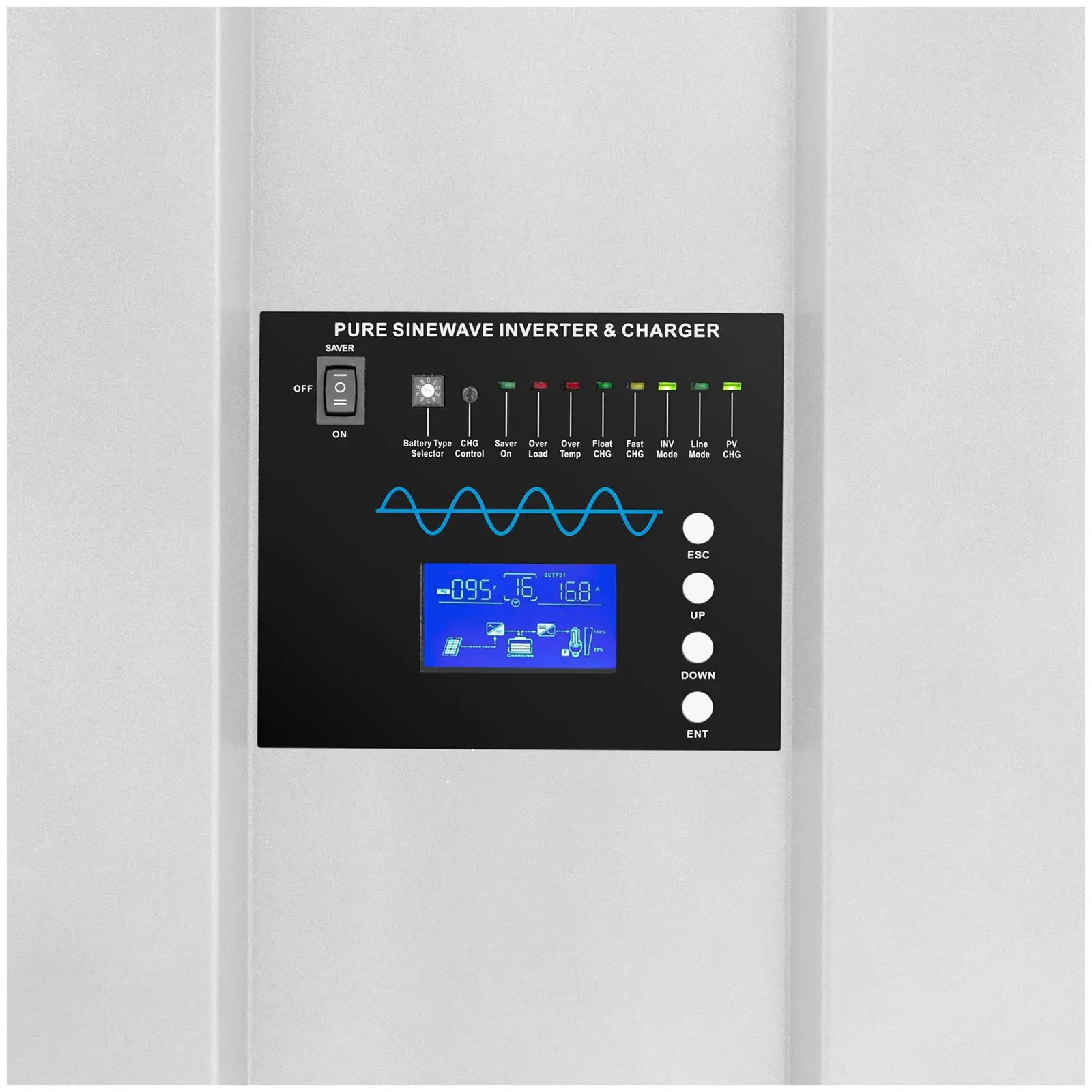 Växelriktare - MPPT - Off-grid - 8 kW - 88% verkningsgrad