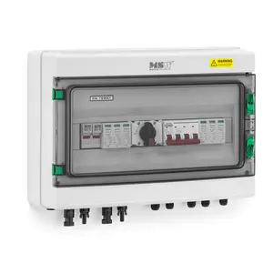 Priključna omarica z zaščito pred prenapetostjo za PV sisteme - tip 2 - 2 vhoda / 2 izhoda - 1000 V - IP65