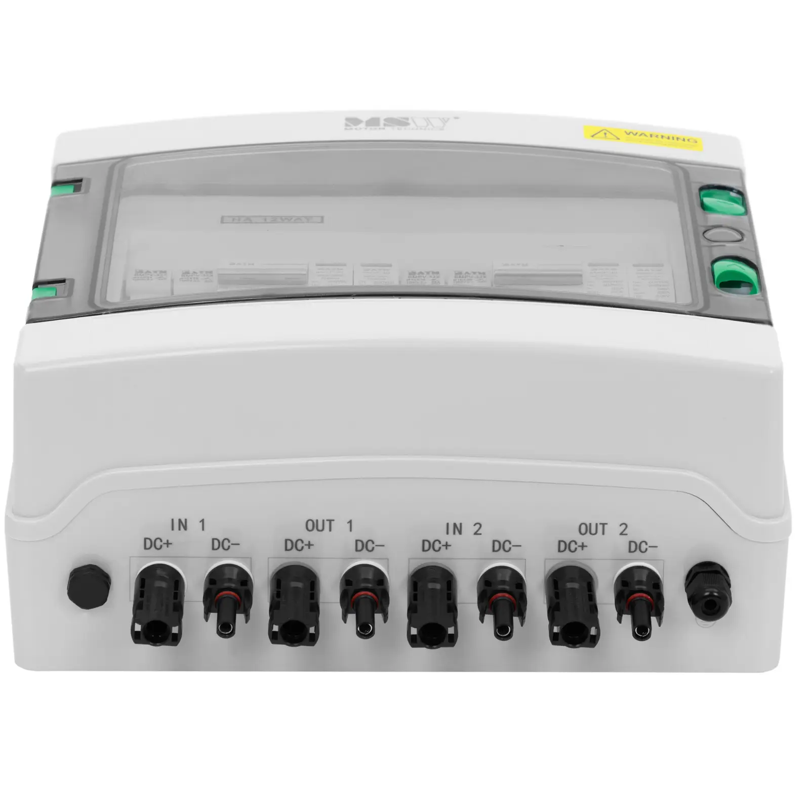 Junction Box with Surge Protection for PV Systems - type 2 - 2 inputs / 2 outputs - 1000 V - IP65