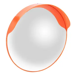 Verkehrsspiegel - Ø 60 cm - 130° - rund - orange