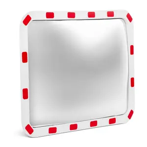 Trafikspegel - 60 x 80 x 8 cm - 130° - Rektangulär