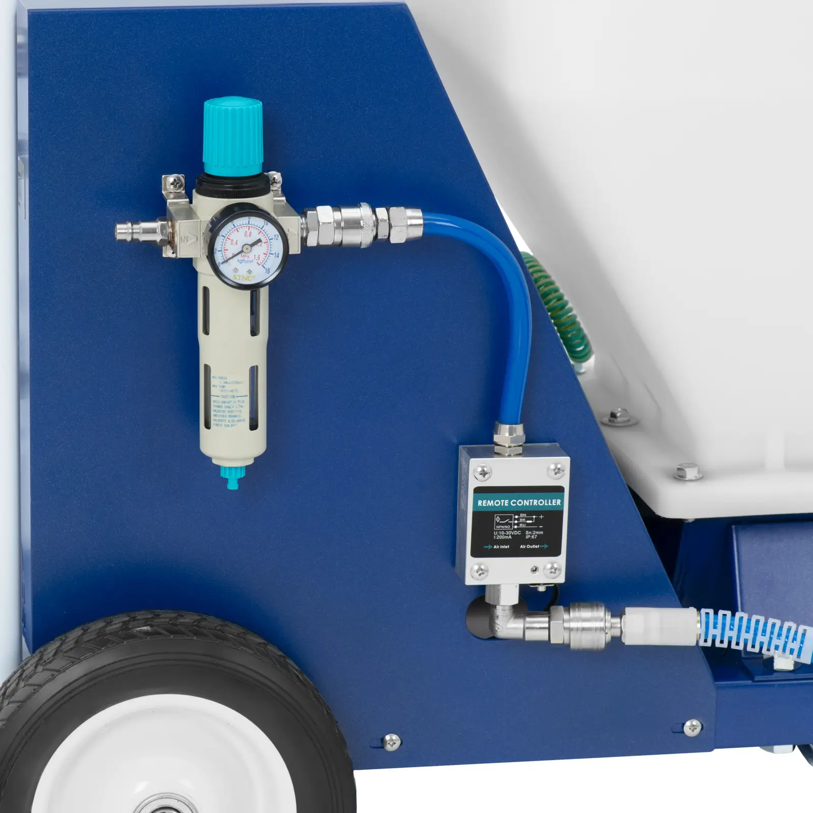 Projeteuse enduit - 30 bar - 40 L - 18 l/min - 2800 W (Roues: Oui)