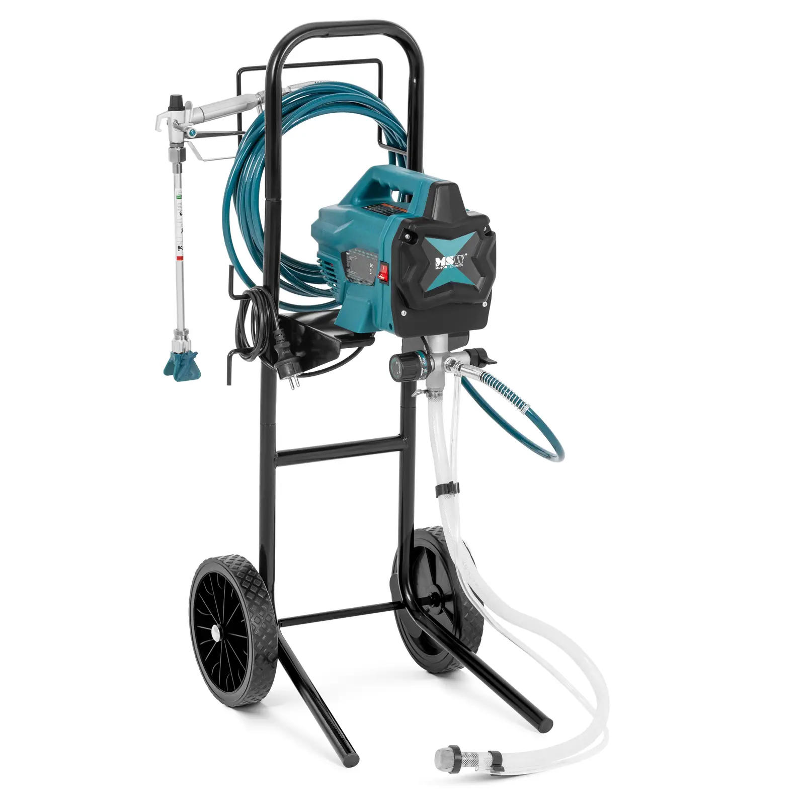 Airless Paint Sprayer - 1.4 l/min - 200 bar - 7.5 m hose - mobile