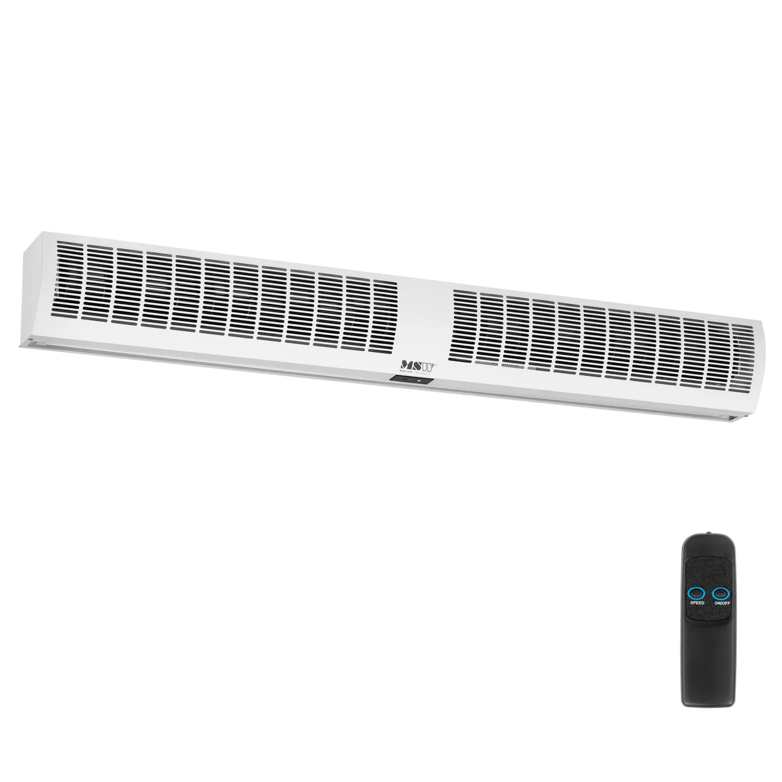Rideau d'air - 1,5 m - 2 510 m³/h - télécommande - 190 W