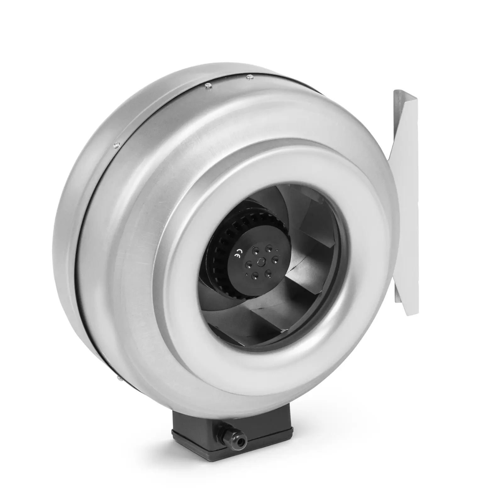 Ventilateur radial - 1 200 m³/h - 2 415 tr/min - Sortie Ø 250 mm - Acier galvanisé