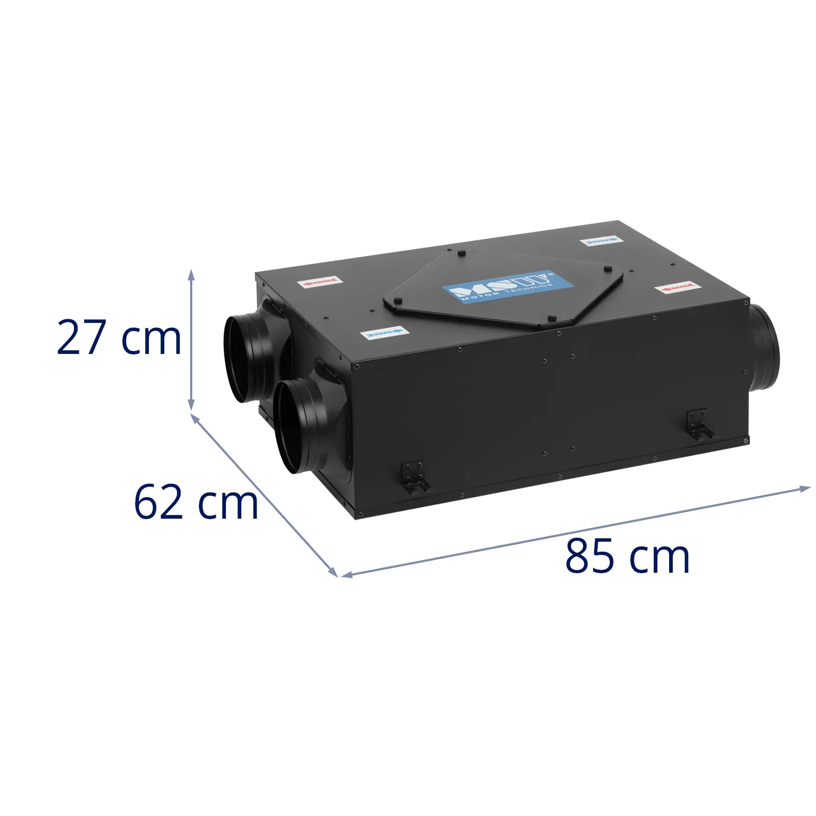 Scambiatore di calore aria - 450 m³/h - 148 m² - Modulo al grafene