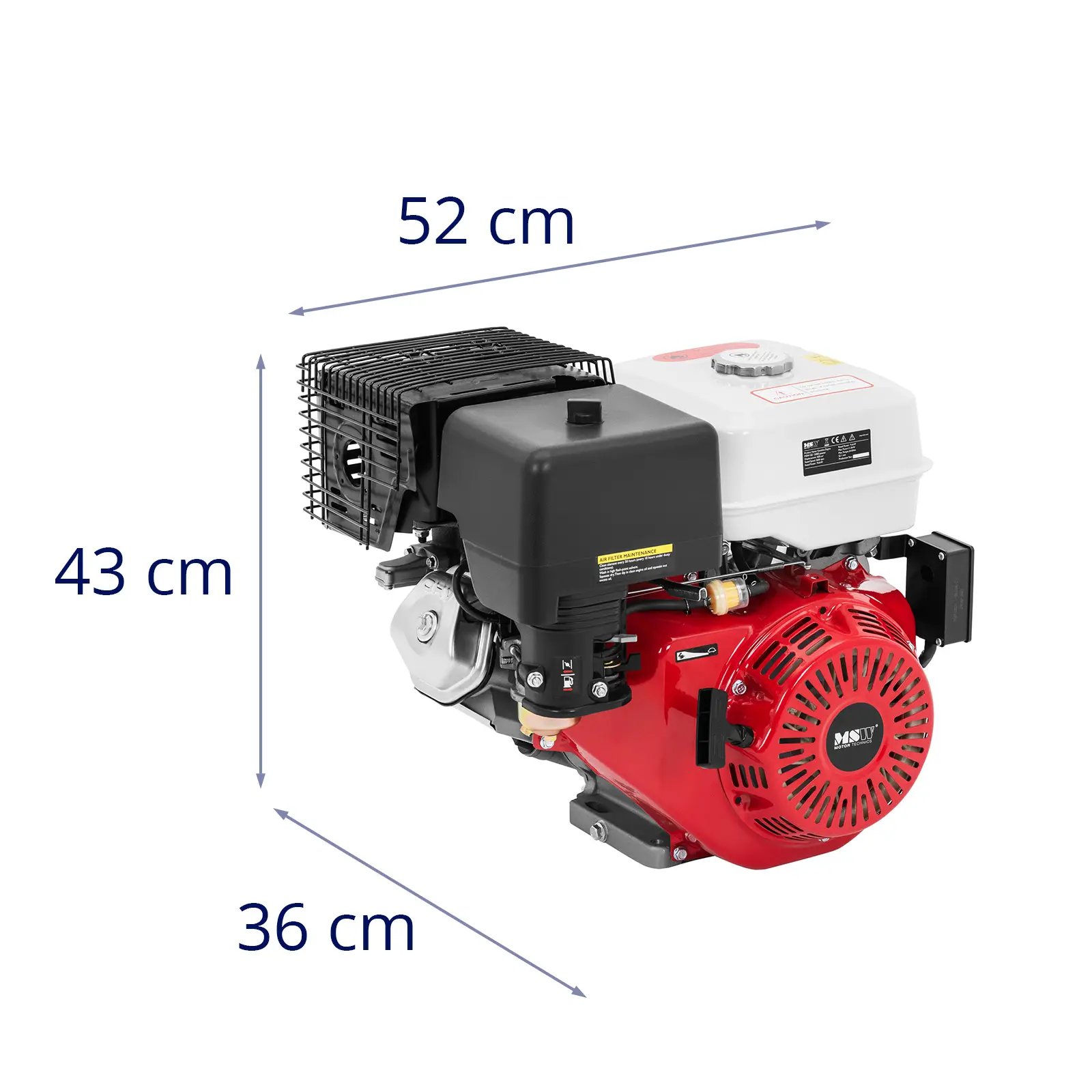 4 Stroke Engine - 15 HP - single cylinder - electric start