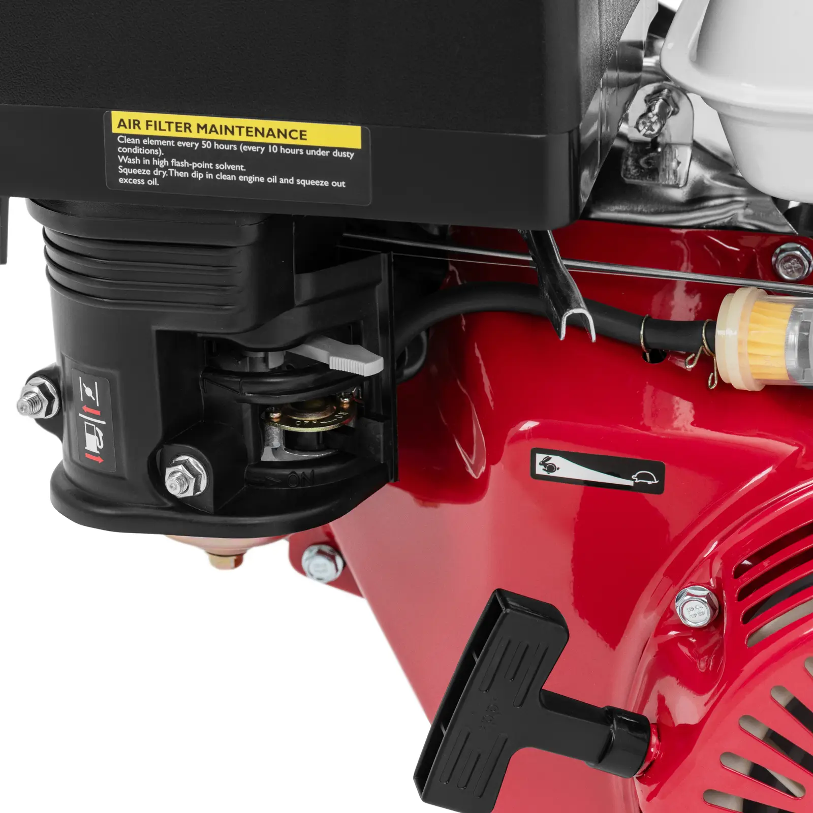 Čtyřtaktní motor - 16 k - jednoválec - elektrický startér (Objem: 458 cm³)