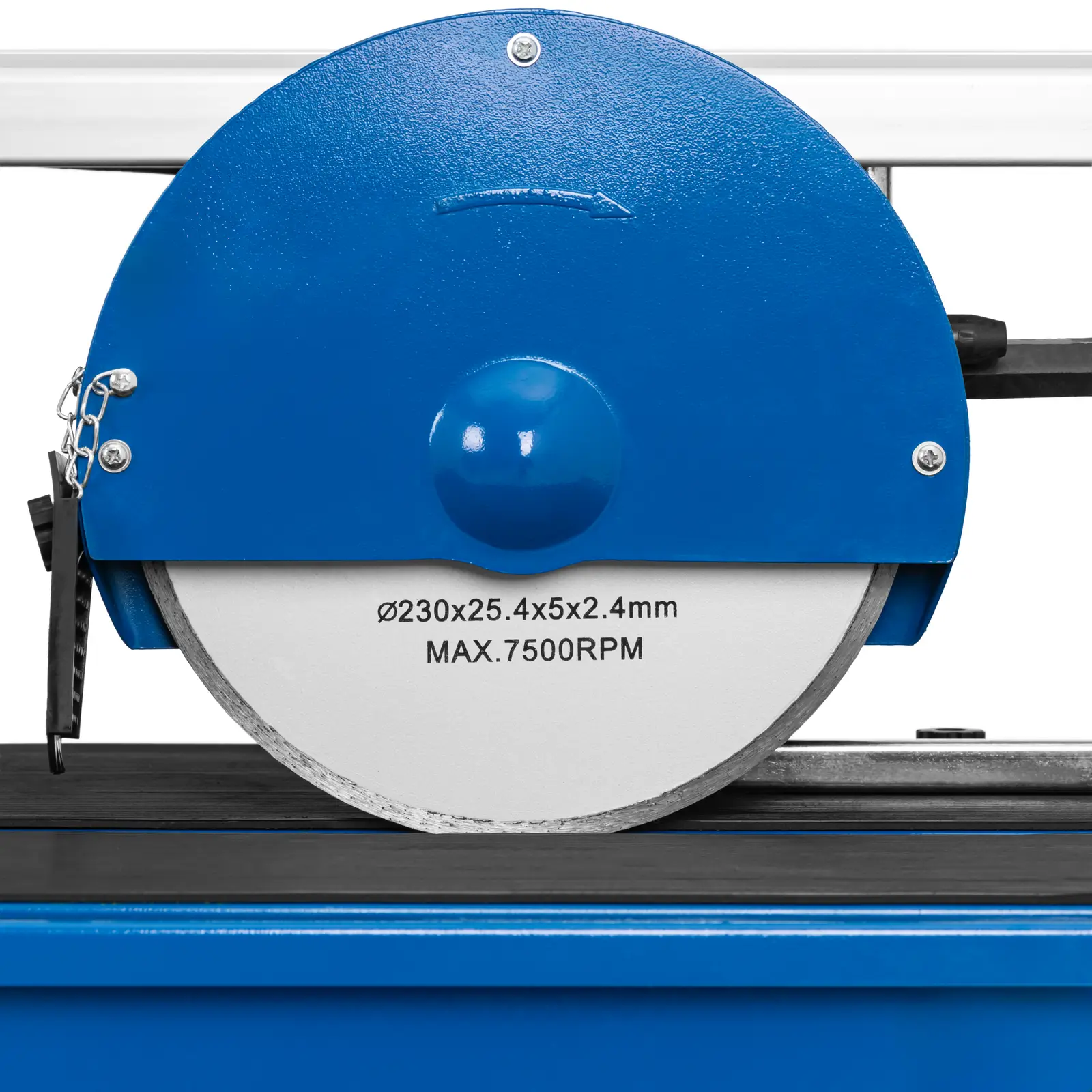 Coupe carrelage électrique - 1500 W - 2950 tr/min 0 - 45° - refroidissement par eau (Puissance acoustique: 108 dB)