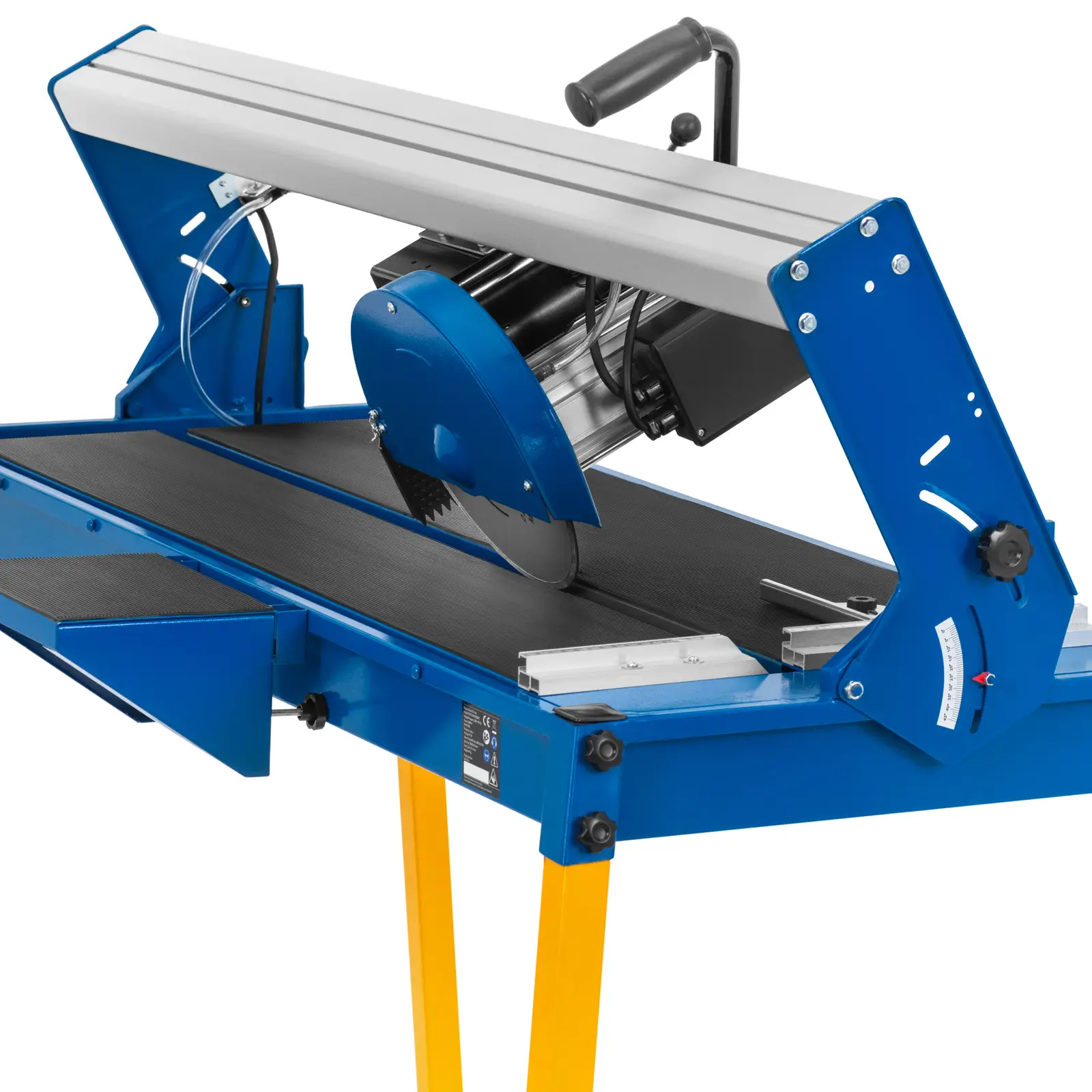 Coupe carrelage électrique - 2000 W - 2950 tr/min 0 - 45° - refroidissement par eau (Débit de la pompe de circulation: 600 l/min)