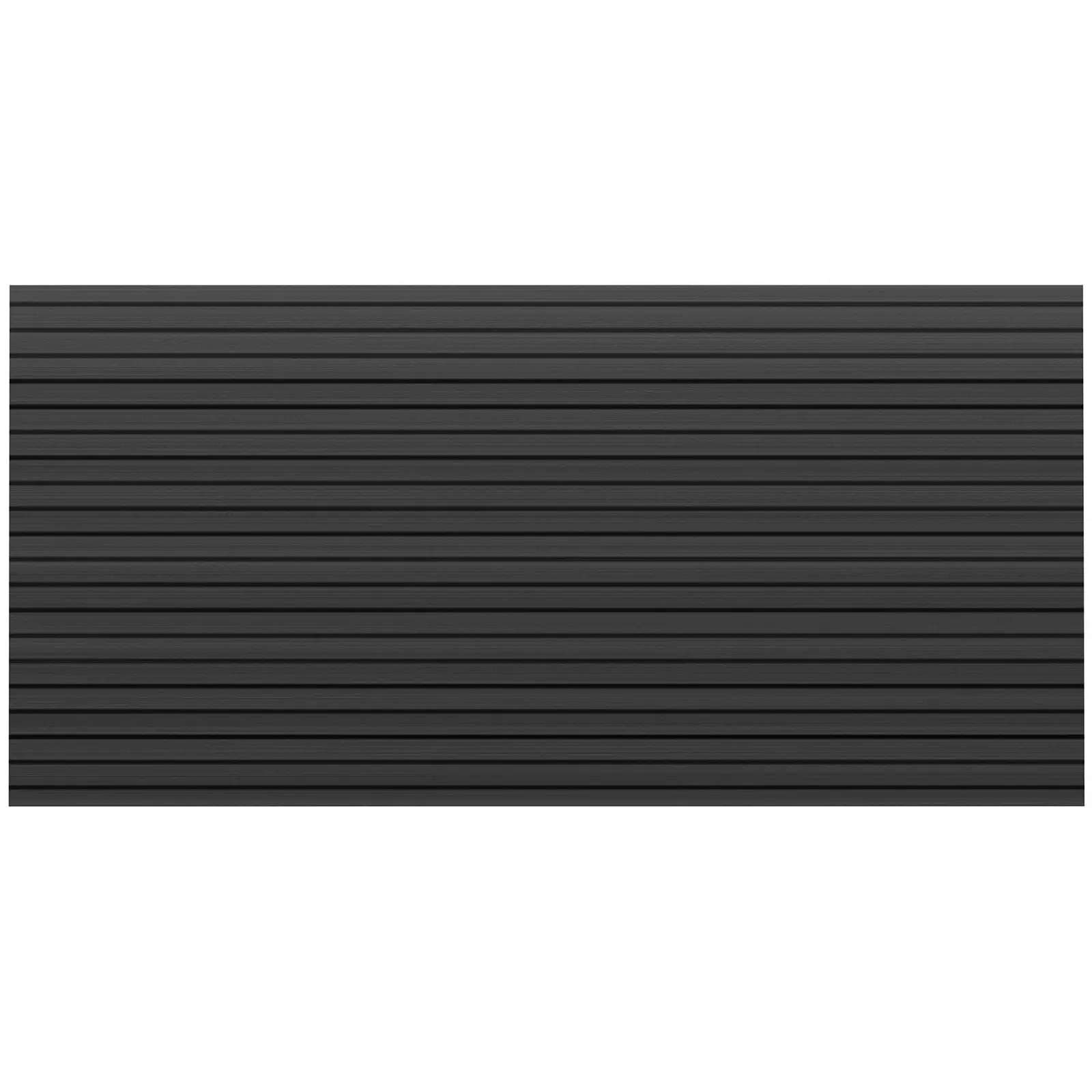 Tapis de sol bateau extérieur - 240 x 120 cm - anthracite/noir