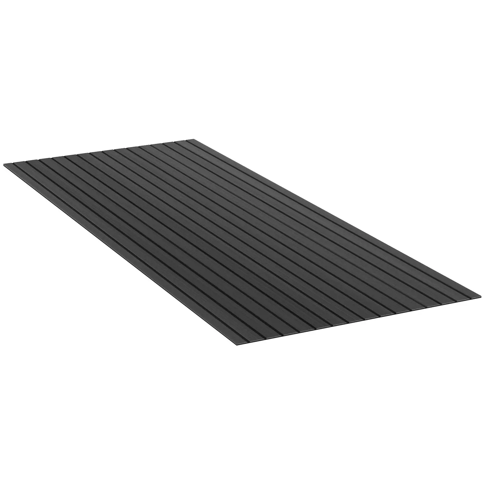 Boot-Bodenbelag - 240 x 90 cm - anthrazit/schwarz