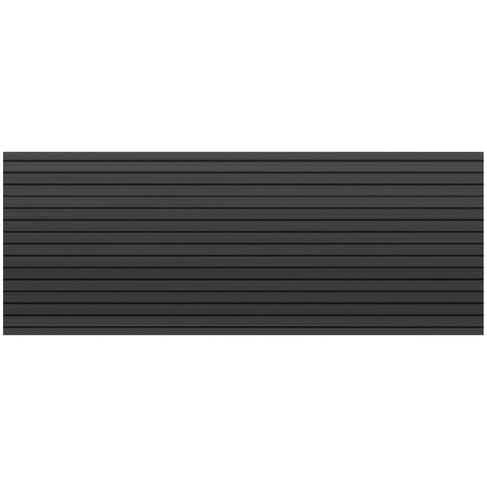 Båtgulv - 240 x 90 cm - antrasitt/sort