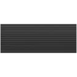 Bootvloer - 240 x 90 cm - antraciet/zwart