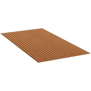 Boat Flooring - 240 x 120 cm - brown/black