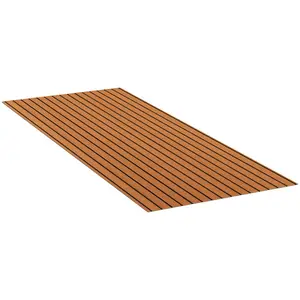 Rivestimento per pavimento barche - 240 x 90 cm - Marrone, nero