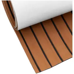 Boat Flooring - 240 x 90 cm - brown/black
