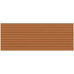 Boat Flooring - 240 x 90 cm - brown/black