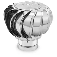 Rotating Chimney Cowl - wind-driven - stainless steel - 12 cm