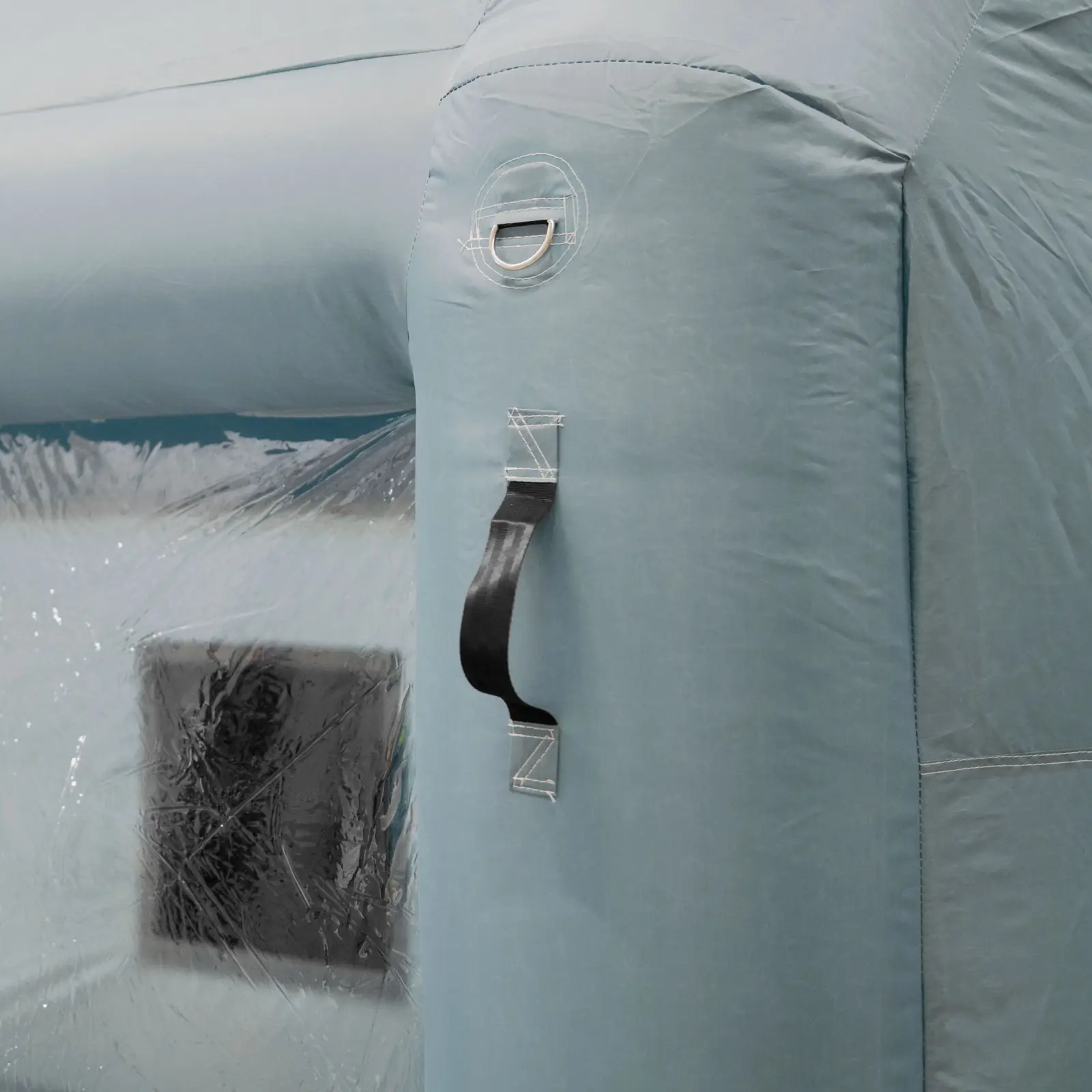 Cabine de peinture gonflable - 4 x 2,5 x 2,5 m - ventilation de 750 W (Fonctionnement sur batterie(s): Non)