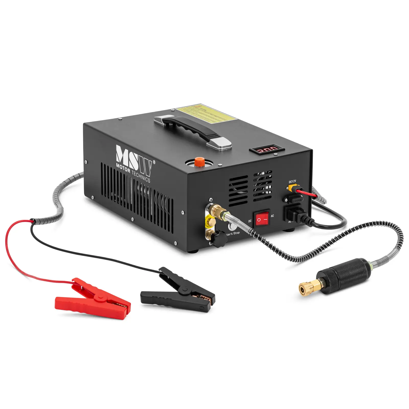 Compressore PCP - Compatto - 300 bar - 12/220 V - 350 W - Spegnimento automatico