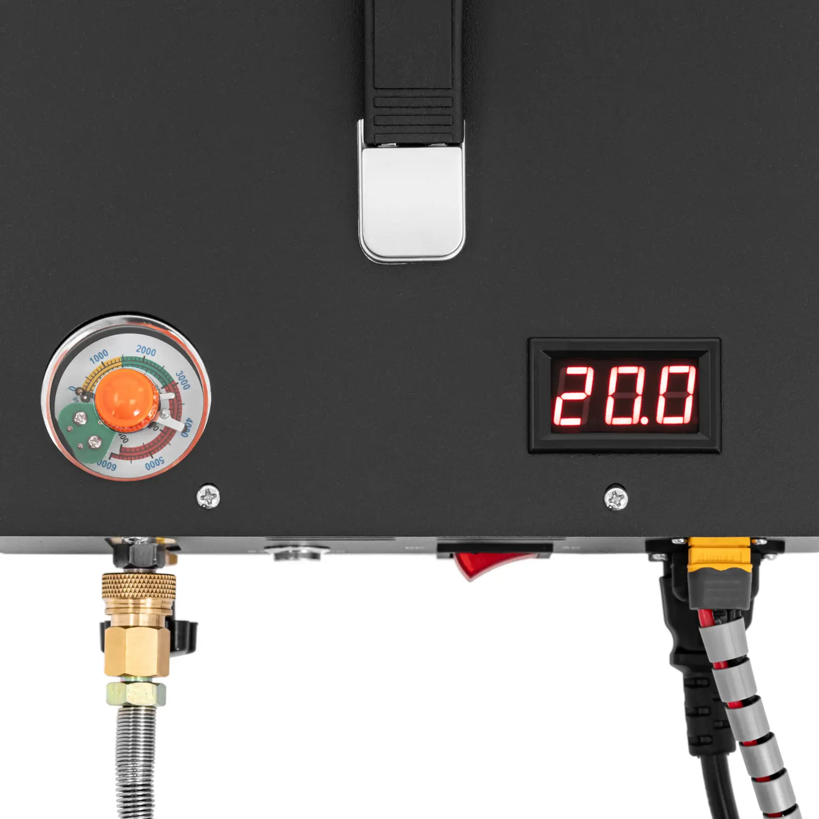 Compresseur PCP - compact - 300 bar - 12/220 V - 350 W - arrêt automatique (Cordon(s) d'alimentation: 150 cm)
