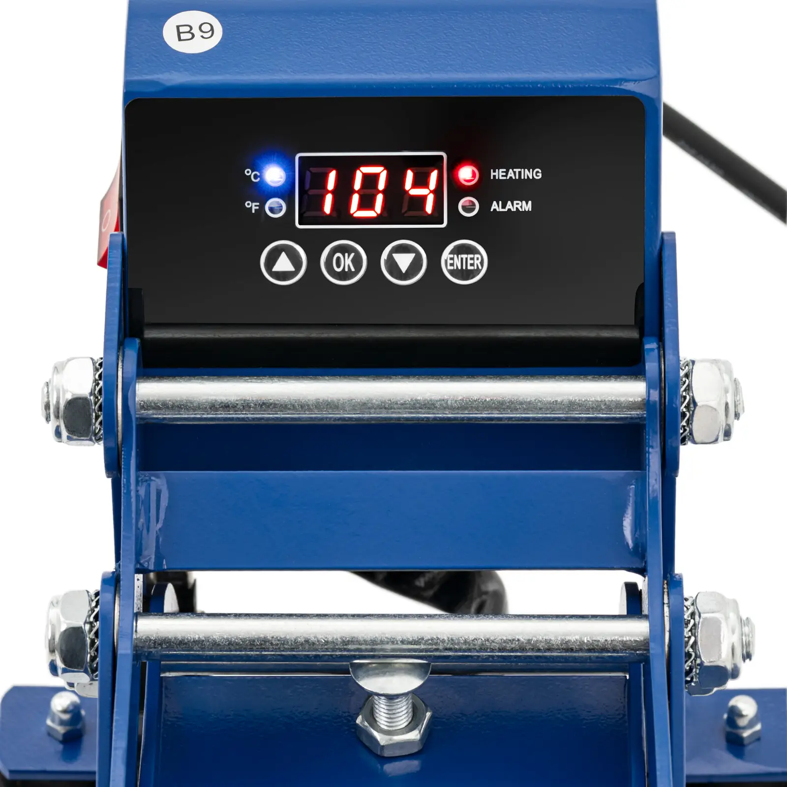 Transferpresse - 23 x 30 cm - bis 250 °C - LCD-Anzeige - Timer