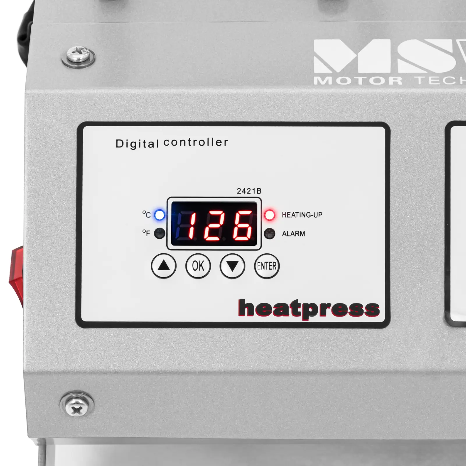 Prasa termotransferowa do kubków - podwójna - do 250°C - wyświetlacz LCD - timer